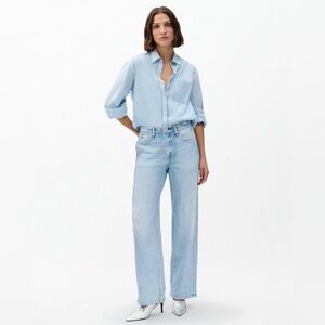 NWOT RAG & BONE Miramar Wide-Leg Pants Cotton Terry